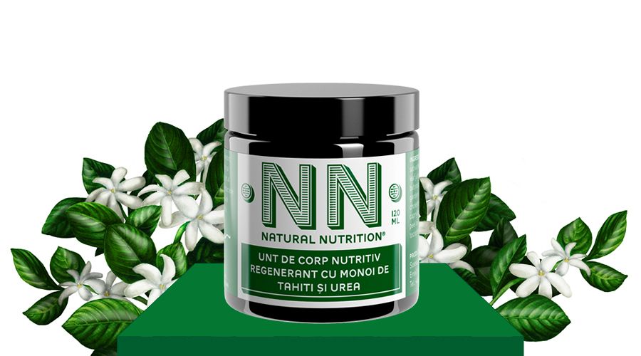 Unt de corp nutritiv regenerant cu monoi de tahiti si urea (120 ml)