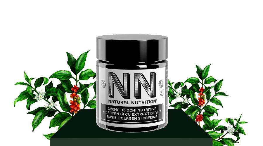 Nourishing eye cream with extract of red vine, collagen and caffeine (30 ml)